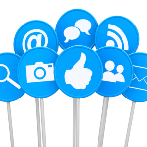 social media profile icons