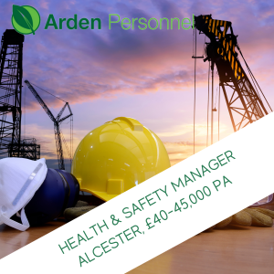 health and safety manager alcester