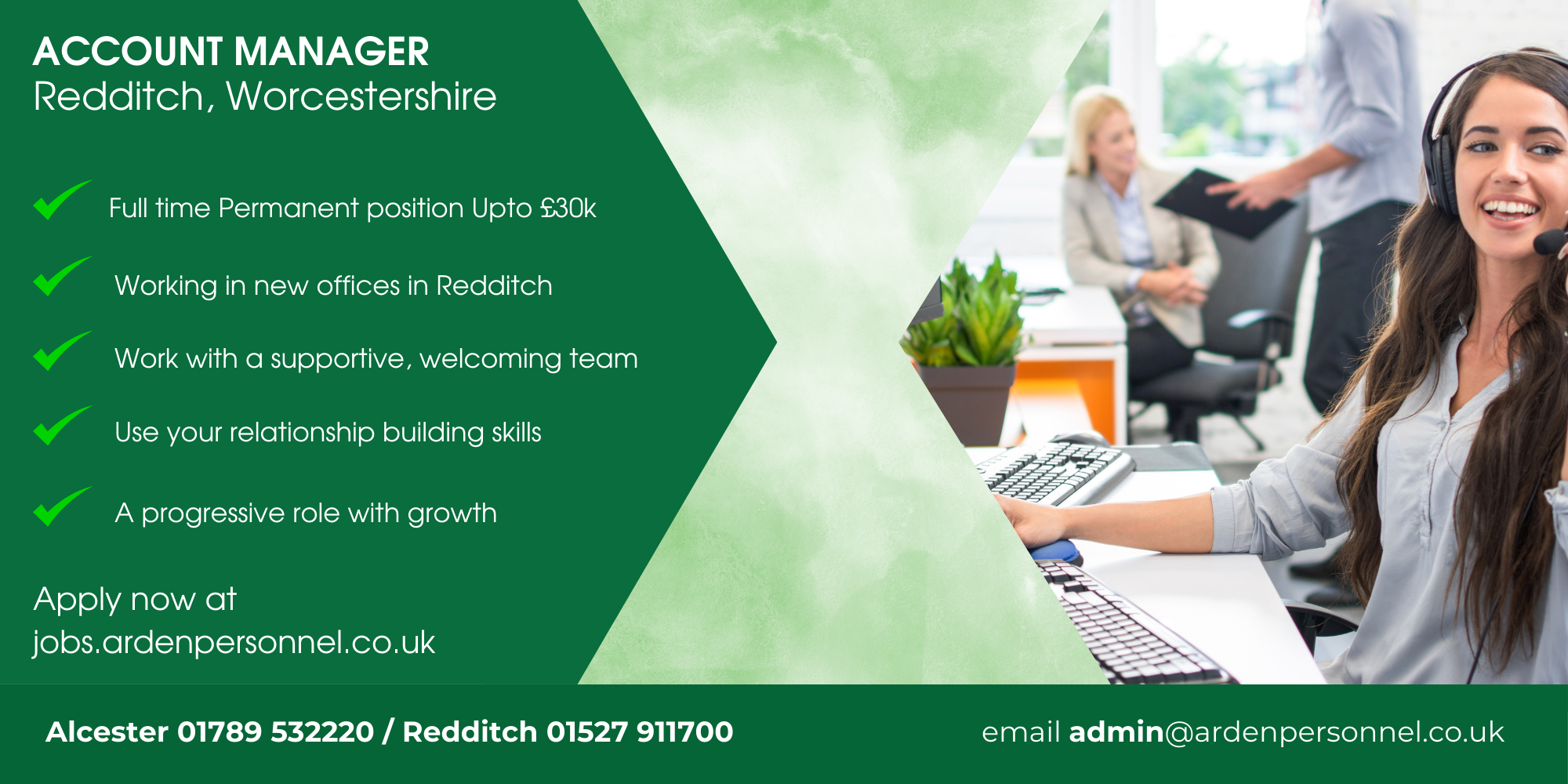 Accounts Receivable Clerk based in Alcester