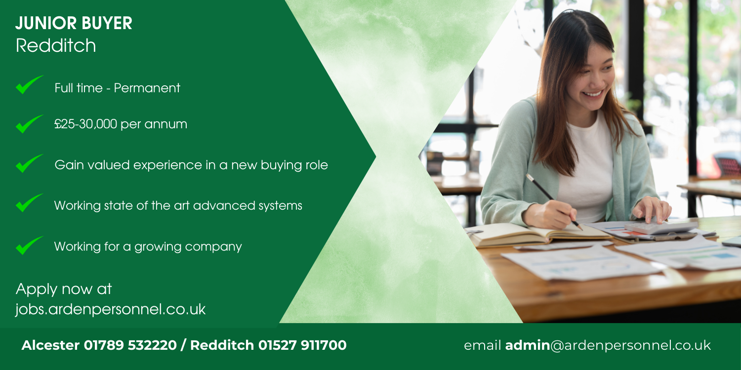 Junior Buyer Redditch